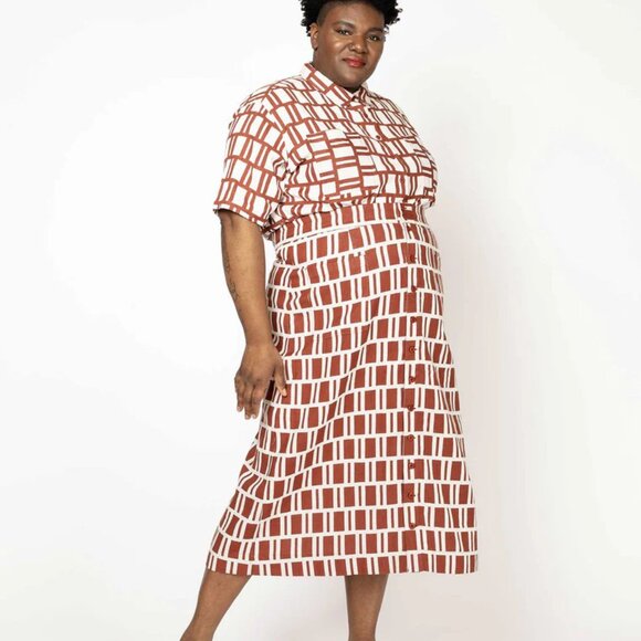 Ace & Jig Ruth Skirt - Hop, 1X - Picture 2 of 7